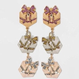 NWT BAUBLEBAR  DROP GIFT CRYSTAL EARRINGS